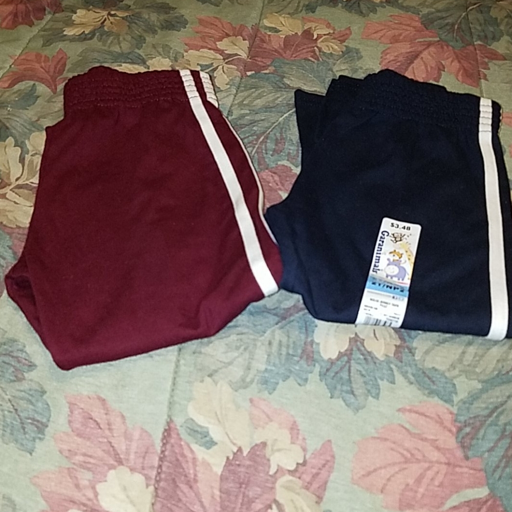 Toddler boy 2t solid jersey tape pants